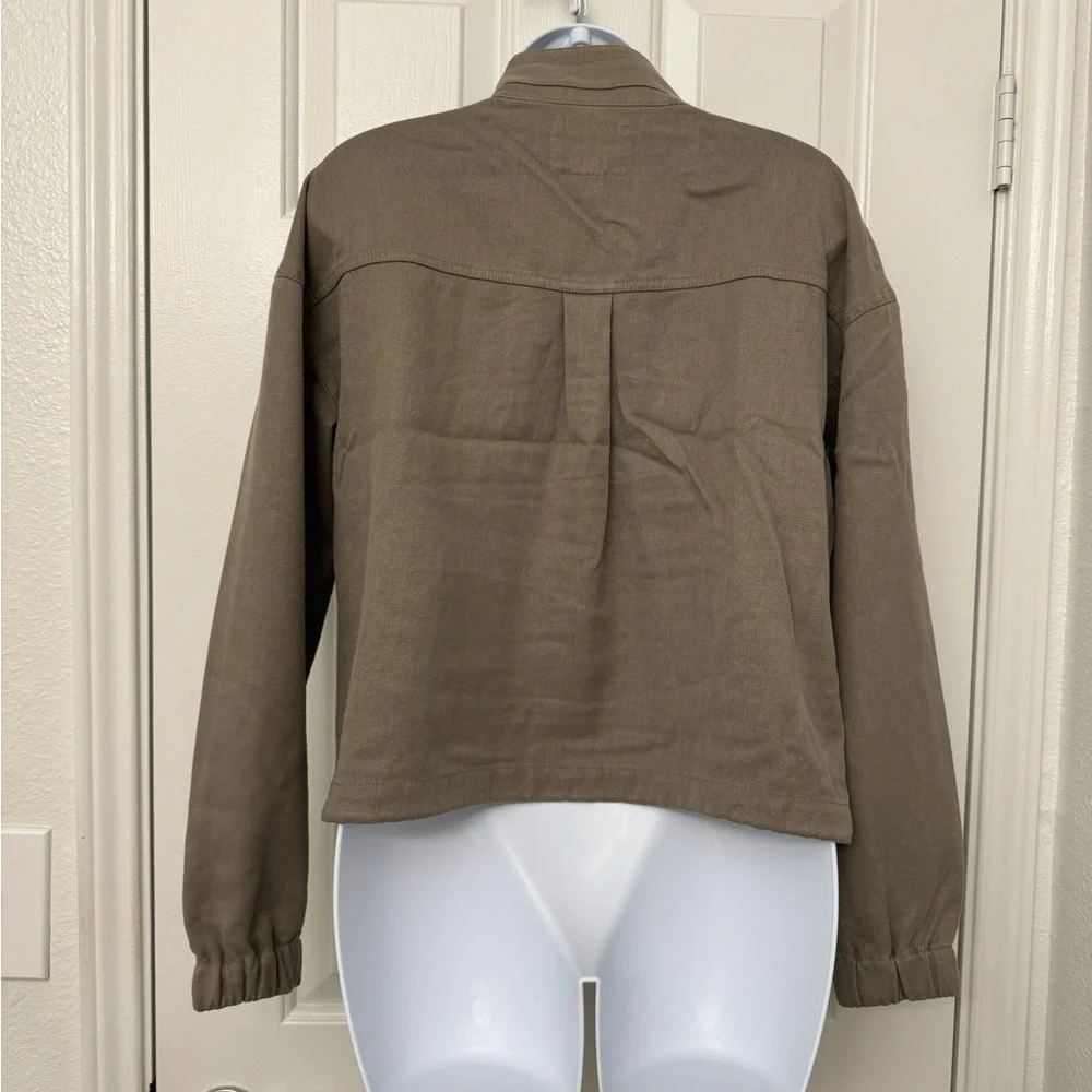 UpWest Cropped EcoHemp Twill Jacket Ash S Small